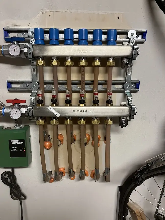 Plumber performing Leak Detection at a residential property in Denham Springs